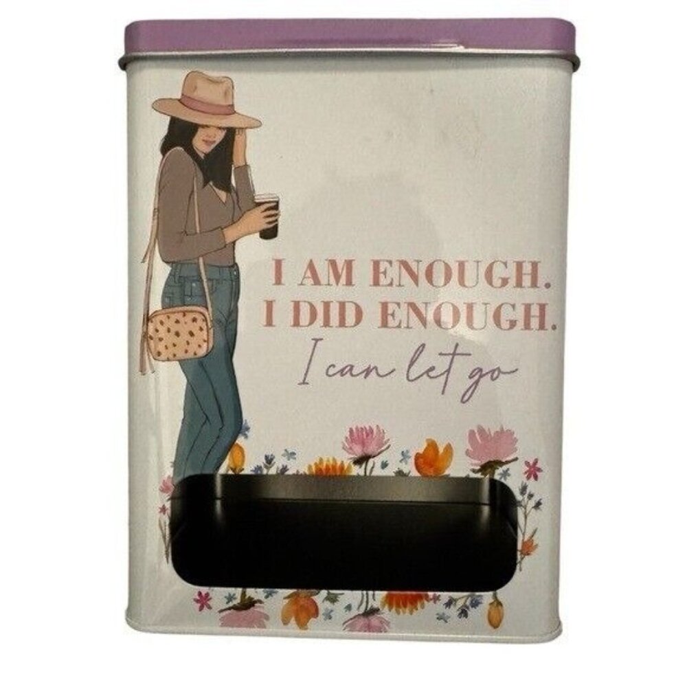 Rongrong Promo Tin Feminine Pad Holder (6.25" x 4.5" x 3.5")